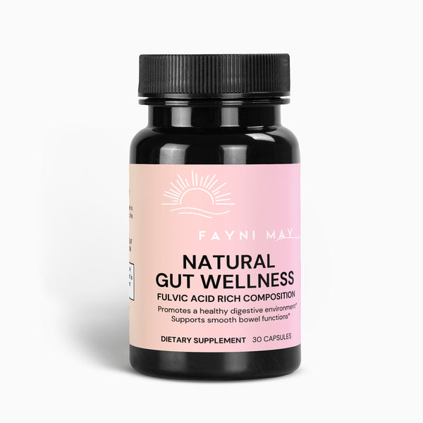 Natural Gut Wellness Capsules with Fulvic Acid, Birch Chaga and Pine Bark Extract for a balanced Gut Ecosystem - Fitness Healthcare