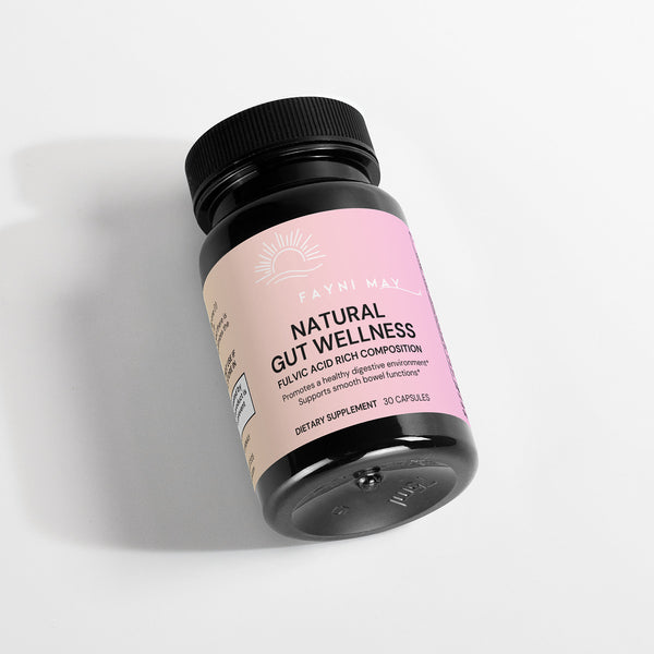 Natural Gut Wellness Capsules with Fulvic Acid, Birch Chaga and Pine Bark Extract for a balanced Gut Ecosystem - Fitness Healthcare